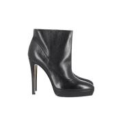 Pre-owned Leather boots Dolce & Gabbana Pre-owned , Black , Dames