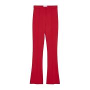 Broek slanke flare broek Patrizia Pepe , Red , Dames