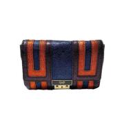Pre-owned Leather clutches Anya Hindmarch Pre-owned , Multicolor , Dam...