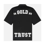 Zwarte Strandblouse Heren In Gold We Trust , Black , Heren