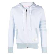 Stijlvolle Zip-Up Hoodie Thom Browne , Blue , Heren