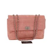 Pre-owned Suede chanel-bags Chanel Vintage , Pink , Dames