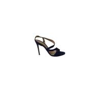 Pre-owned Suede heels Gianvito Rossi Pre-owned , Blue , Dames