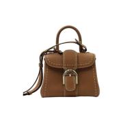 Pre-owned Leather handbags Delvaux Pre-owned , Brown , Dames