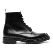 Stijlvolle Leren Laarzen voor Mannen Thom Browne , Black , Dames