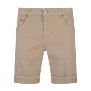 Bruine Bermuda Shorts Regular Fit Dondup , Brown , Heren