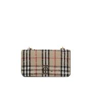 Vintage Check Schoudertas Beige Burberry , Multicolor , Dames