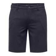 Ultieme Zomer Chino Shorts Only & Sons , Blue , Heren