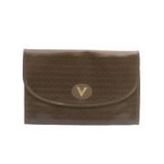 Pre-owned Canvas shoulder-bags Valentino Vintage , Brown , Dames