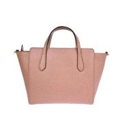 Pre-owned Leather totes Gucci Vintage , Pink , Dames