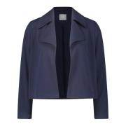 Casual jas met kraag Betty & Co , Blue , Dames