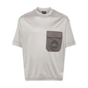 Grijze T-shirts en Polos Emporio Armani , Gray , Heren