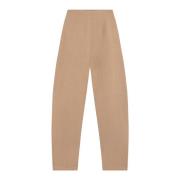 Linnen en wollen broek Cortana , Beige , Dames