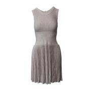 Pre-owned Fabric dresses Alaïa Pre-owned , Gray , Dames