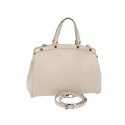 Pre-owned Leather louis-vuitton-bags Louis Vuitton Vintage , White , D...