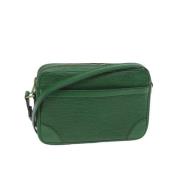 Pre-owned Leather louis-vuitton-bags Louis Vuitton Vintage , Green , D...