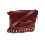 Pre-owned Leather shoulder-bags Yves Saint Laurent Vintage , Red , Dam...