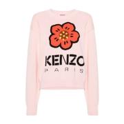 Roze Sweatshirts voor Vrouwen Ss24 Kenzo , Pink , Dames