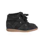 Pre-owned Suede boots Isabel Marant Pre-owned , Black , Dames