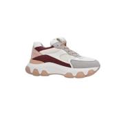 Geveterde Rosso Rosa Grigio Schoenen Hogan , Multicolor , Dames