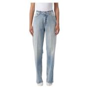 Elysee Broek Dondup , Blue , Dames