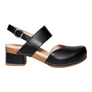 Zwarte Leren Sandalen voor Vrouwen Dansko , Black , Dames