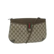 Pre-owned Canvas gucci-bags Gucci Vintage , Beige , Dames