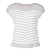 Gestreepte Gebreide Top Betty Barclay , Gray , Dames