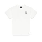 Relaxte Japanse Korte Mouw T-shirt Only & Sons , White , Heren