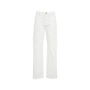 Witte Jeans Ss24 Dameskleding Pinko , White , Dames