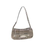 Pre-owned Satin dior-bags Dior Vintage , Gray , Dames