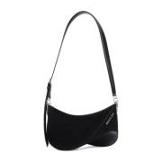 Zwarte Katoenen Curve Tas Mugler , Black , Dames