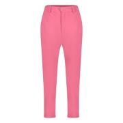 Roze Technische Jersey Cropped Broek Jane Lushka , Pink , Dames