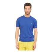 Blauw T-shirt met strakke lijnen Harmont & Blaine , Blue , Heren