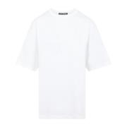 Oversize Wit T-Shirt Acne Studios , White , Heren