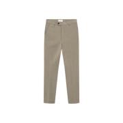 Slim Fit Twill Suit Pants Les Deux , Beige , Heren