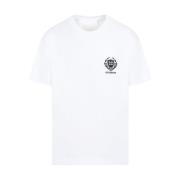 Wit Katoenen Casual Korte Mouw T-Shirt Givenchy , White , Heren