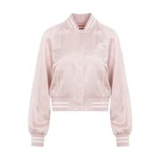 Blush Pink Bomber Jacket Ralph Lauren , Pink , Dames