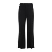 Zwarte Straight Leg Broek Aw23 Casablanca , Black , Heren