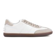 Witte Leren Sneakers Ss24 Tod's , White , Heren