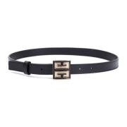 Zwart accessoire riem met vierkante logo Givenchy , Black , Dames