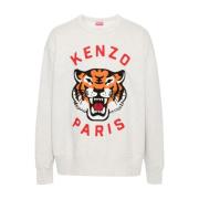 Lichtgrijs Sweatshirt Kenzo , Gray , Heren