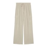 Wijde Cargo Broek Marc O'Polo , Beige , Dames