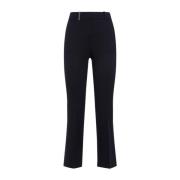 Blauwe Ottoman Flared Broek Dameskleding Peserico , Blue , Dames