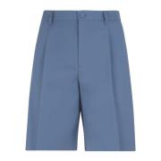 Blauwe Katoenen Chino Shorts Aw23 Dior , Blue , Heren