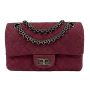 Pre-owned Leather chanel-bags Chanel Vintage , Red , Dames