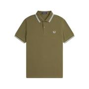 Twin Tipped Polo Shirt Fred Perry , Green , Heren