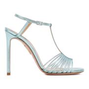 Blauwe Amore Mio Sandalen Aquazzura , Blue , Dames