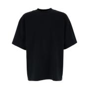 Serie Distressed T-shirt Axel Arigato , Black , Heren