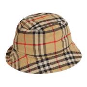 Klassieke Bucket Hats in Beige Burberry , Beige , Heren